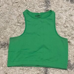 Garage Bright Green Sleeveless Top